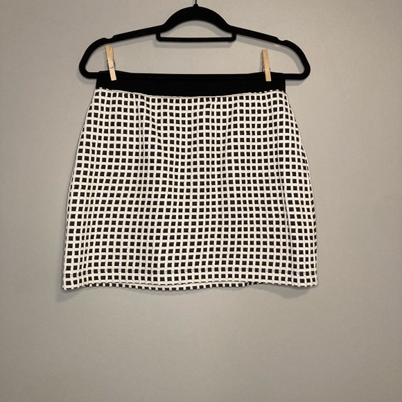 Lou & Grey S Skirt Black White Pockets Zippers. - Picture 3 of 5